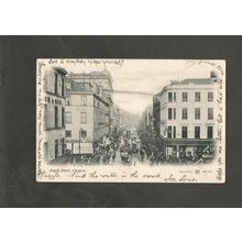 Postcard Scotland Glasgow Argyll Street undivided back 1902