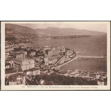 Monte-Carlo, le Cap Martin et les Montagnes d'Italie, Monaco, c.1930 - ADIA CPSM