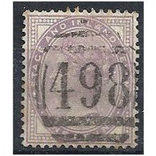 1881 SG171 1d Lilac 14 Dots Good Used - No 498 Cancel.