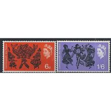 1965 Arts Phosphor Set SG669p-670p Fine Mounted Mint .. .