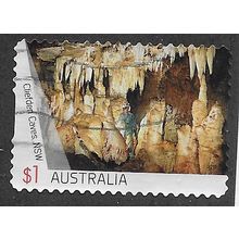 AUS 2017 $1.00 (S/A)'CAVES -CLIEFDEN CAVE' FINE USED (EBID63-903)