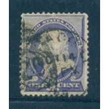 Used 212 1c Benjamin Franklin Just Clears M01345