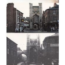 Monk Bar Richard III Museum Queen Elizabeth Portcullis 2x York Large Postcard s