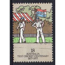 Australia 1977 Centenary of Test Cricket - Bowler and Fielder 18c Used