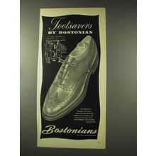 1948 Bostonians Fremont Shoe Ad - Footsavers