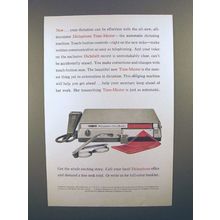 1958 Dictaphone Time-Master Dictation Machine Ad!