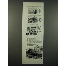 1959 San Antonio Texas Ad - Enchanting Past Exciting Present