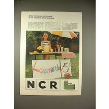 1966 NCR Computer Ad - Some Businesses Too Small