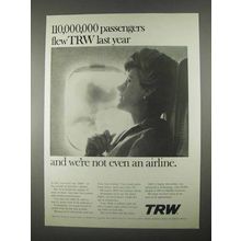 1967 TRW Inc. Ad - 110,000,000 Passengers Flew