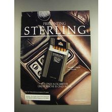 1984 Sterling Cigarettes Ad - Presenting