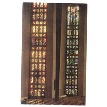2 of THE NAVE WINDOWS, COVENTRY CATHEDRAL. unused vintage postcard by Jarrold =