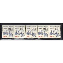 2266 24.1c Tandem Bicycle Very Fine MNH Dry Gum PNC 1/5 X1304