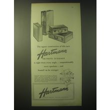 1948 Hartmann Luggage Skymate Luggage Ad - The square construction