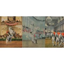 Vienna Horse Riding School Austria Wien 3x Painting Postcard s