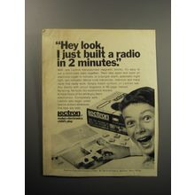 1968 Lectron Transistorized magnetic blocks Ad - Hey look, I just built a radio