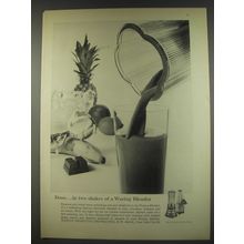 1956 Waring Blendor Advertisement - Done.. in two shakes