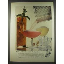 1956 Waring Blendor Ad - Done.. in two shakes of a waring Blendor