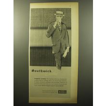 1960 Southwick Suits Ad - Tropical Rarities