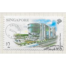SINGAPORE 2000 POSTAL CENTER OPENING 1998 CENTRAL POST OFFICE $2 USED