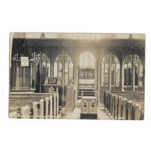 Rood Screen, Hartland Church, Devon, RP Postcard.