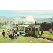 Ferrymead Historic Park Christchurch New Zealand Tram Tours Postcard