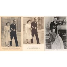 The Royal Betrothal Engagement Prince Charles 3x Old Postcard s