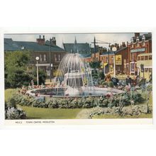 Town Centre Middleton Postcard Lancashire MDC2