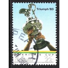 AUSTRALIA 1986: 1983 AMERICA'S CUP TRIUMPH TRIBUTE ISSUE - 36c CUP USED (G1)