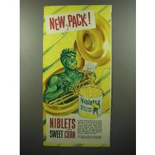 1950 Green Giant Niblets Corn Ad - New Pack