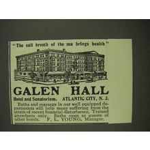 1908 Galen Hall Hotel and Sanatorium Ad - Salt Breath