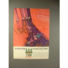 1964 Seven 7-Up Soda Ad - 7-up Your Thirst Away