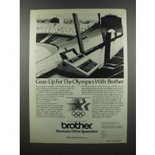 1983 Brother EM-200 Typewriter Ad - for Olympics