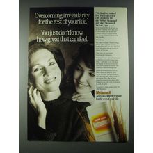 1987 Metamucil Fiber Ad - Overcoming Irregularity