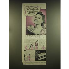 1939 Palmolive Soap Ad - For Beauty's sake use this fine pure soap