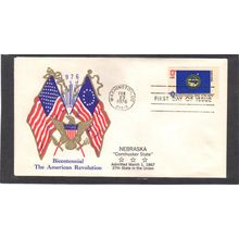 FDC Boerger Cachets 1669 13c Nebraska (Cachet-U/A) CV00724
