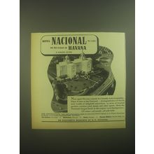 1945 Hotel Nacional de Cuba Ad - Hotel Nacional de Cuba on the Ocean in Havana