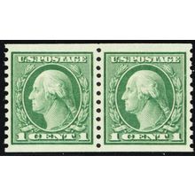 452, Mint XF/Sup NH 1¢ Coil Pair - With PSE Graded 95J JUMBO Cert - Stuart Katz