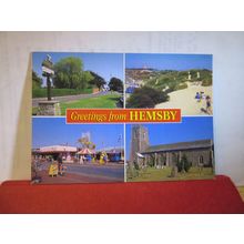 multiview, HEMSBY, NORFOLK. unused postcard by J. Salmon =