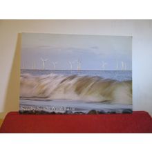 SCROBY SANDS WIND FARM, GT. YARMOUTH, NORFOLK used postcard by J. Salmon =