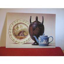 HISTORIC WEDGWOOD POTTERY, BARLASTON, STOKE ON TRENT unused postcard =