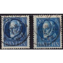 GERMANY Bayern Bavaria [1914] MiNr 0097 I, II ( O/used ) [03]