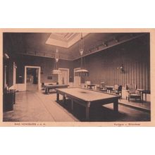 Bad Homburg Germany Billiard Snooker Hall Antique Postcard