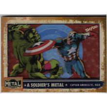 2023 MARVEL METAL AVENGERS ' A SOLDIERS'S METAL ' card # 9