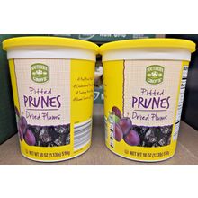 Southern Grove Pitted Prunes Dried Plums 18oz 510g (2 Jars)
