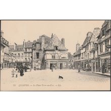 La Place Terre-au-Duc, Quimper, c.1905-10 - Lévy CPA LL59