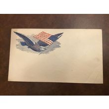ICOLLECTZONE CIVIL WAR PATRIOTIC COVER Eagle and Flag (E100)