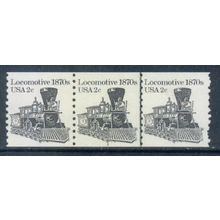 1897A 2c Locomotive Fine MNH Dry Gum PNC 3/3 W0463