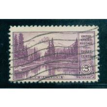 Used 742 3c Mt. Rainier Fine C0621