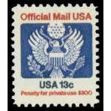 O129 13c Eagle Fine MNH G0615