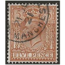 1912 SG383 5d Bistre-Brown Fine Used . .. .